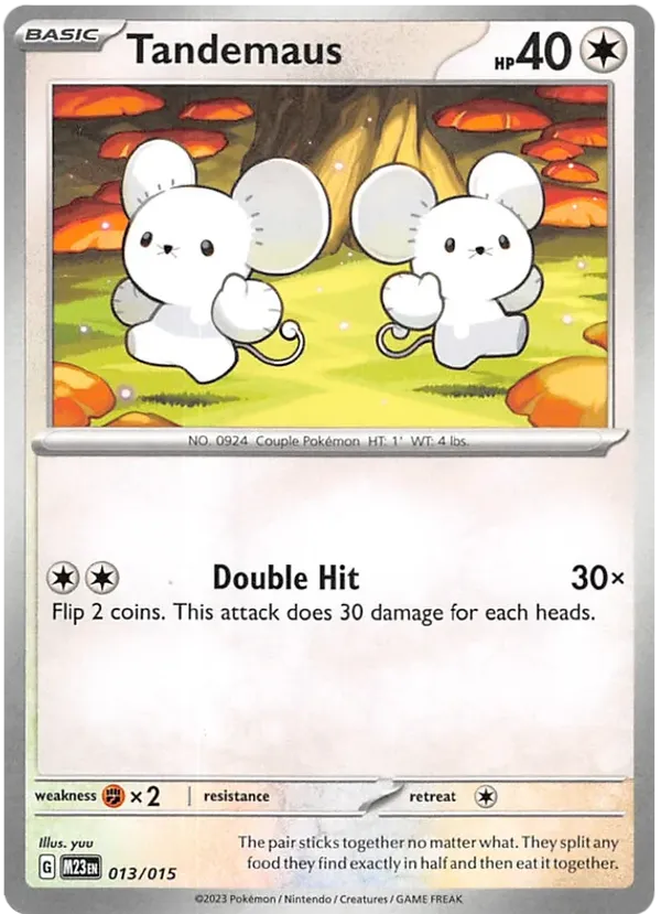 Tandemaus - McDonald's Collection 2023 - #13 - Pokemon TCG card