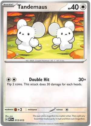Tandemaus - McDonald's Collection 2023 - #13 - Pokemon TCG card