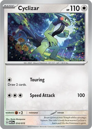 Cyclizar - McDonald's Collection 2023 - #14 - Pokemon TCG card