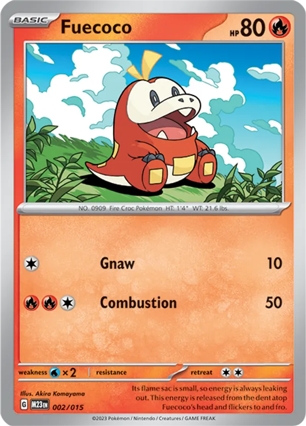 Fuecoco - McDonald's Collection 2023 - #2 - Pokemon TCG card