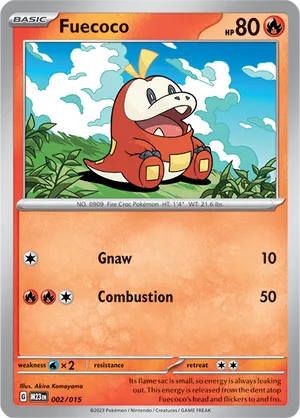 Fuecoco - McDonald's Collection 2023 - #2 - Pokemon TCG card