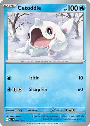Cetoddle - McDonald's Collection 2023 - #4 - Pokemon TCG card