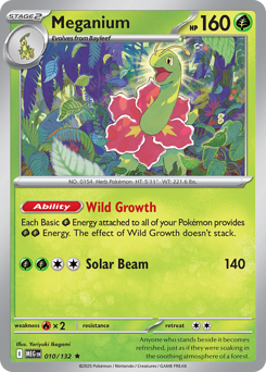 Meganium - Mega Evolution - #10 - Pokemon TCG card