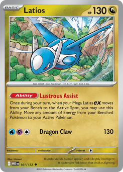Latios - Mega Evolution - #101 - Pokemon TCG card