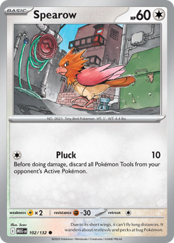 Spearow #102 Spearow - Mega Evolution - #102 - Pokemon TCG card