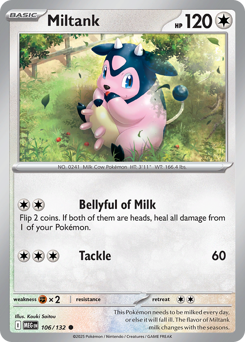 Miltank - Mega Evolution - #106 - Pokemon TCG card