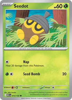 Seedot - Mega Evolution - #13 - Pokemon TCG card