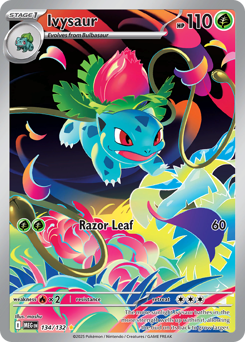 Ivysaur #134 Ivysaur - Mega Evolution - #134 - Pokemon TCG card
