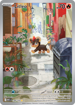 Litleo #139 Litleo - Mega Evolution - #139 - Pokemon TCG card