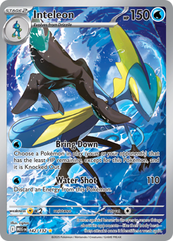 Inteleon - Mega Evolution - #142 - Pokemon TCG card