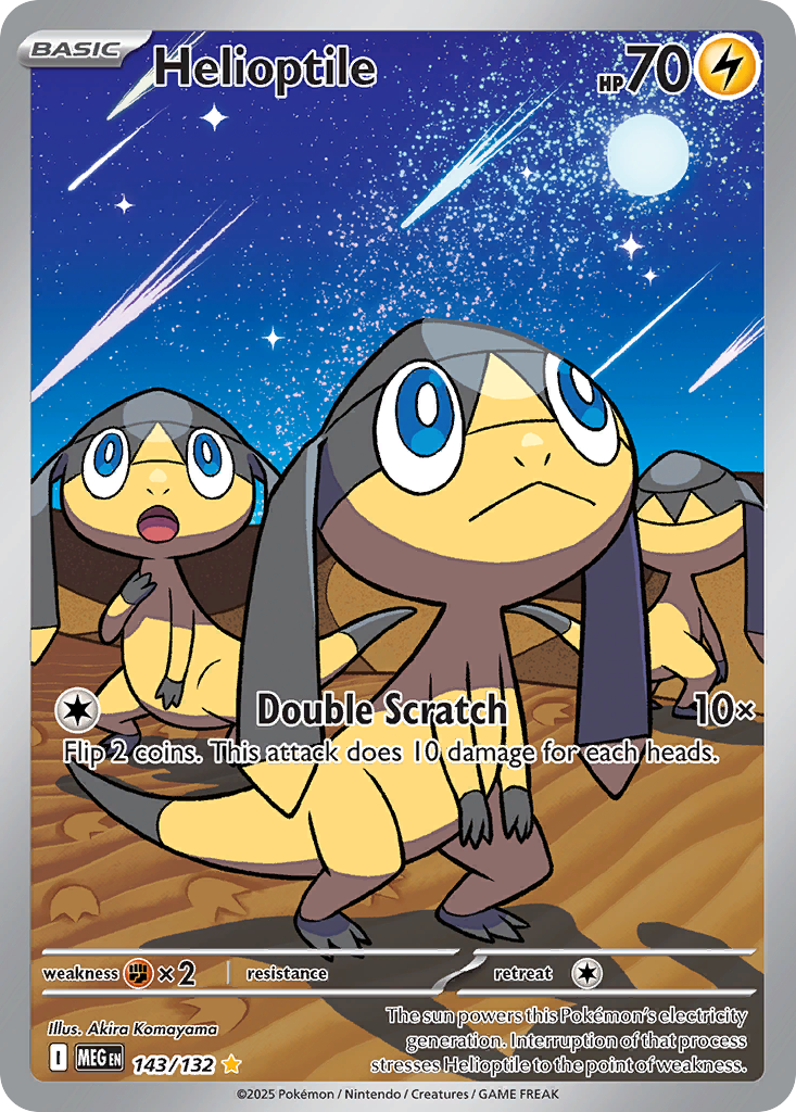 Helioptile - Mega Evolution - #143 - Pokemon TCG card