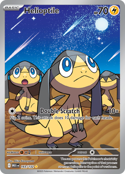 Helioptile #143 Helioptile - Mega Evolution - #143 - Pokemon TCG card