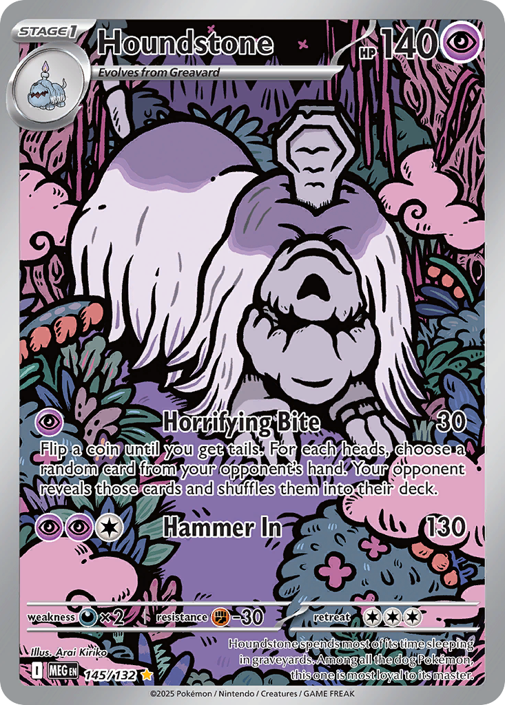Houndstone - Mega Evolution - #145 - Pokemon TCG card