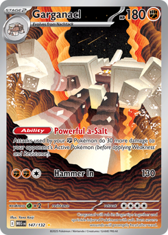 Garganacl #147 Garganacl - Mega Evolution - #147 - Pokemon TCG card