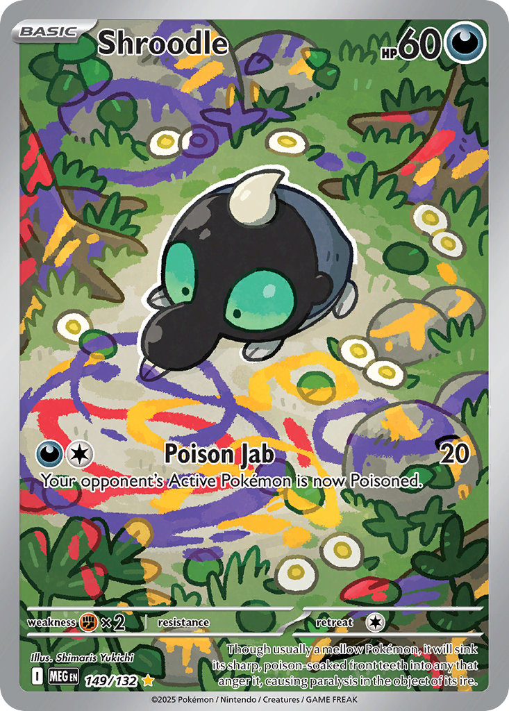 Shroodle - Mega Evolution - #149 - Pokemon TCG card