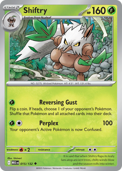 Shiftry #15 Shiftry - Mega Evolution - #15 - Pokemon TCG card