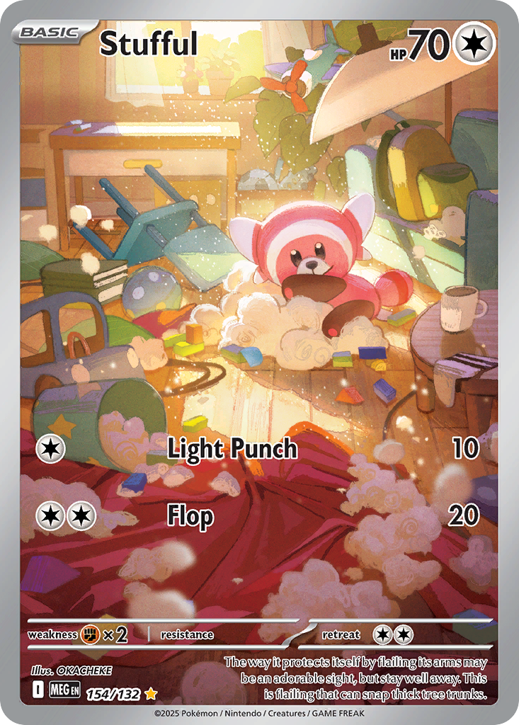 Stufful - Mega Evolution - #154 - Pokemon TCG card
