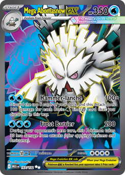 Mega Abomasnow ex #157 Mega Abomasnow ex - Mega Evolution - #157 - Pokemon TCG card