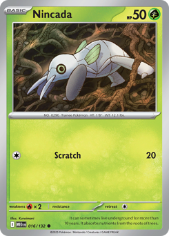 Nincada #16 Nincada - Mega Evolution - #16 - Pokemon TCG card