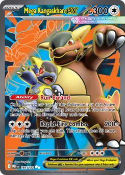 Mega Kangaskhan ex #164 Mega Kangaskhan ex - Mega Evolution - #164 - Pokemon TCG card