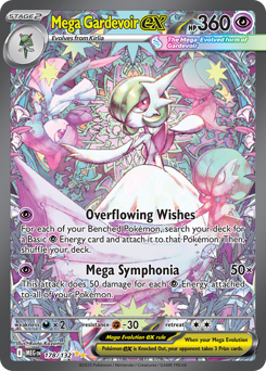 Mega Gardevoir ex - Mega Evolution - #178 - Pokemon TCG card