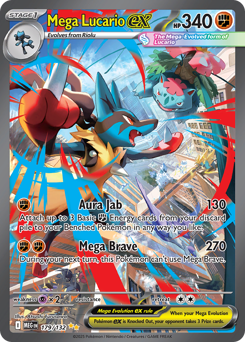 Mega Lucario ex - Mega Evolution - #179 - Pokemon TCG card