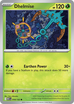 Dhelmise - Mega Evolution - #18 - Pokemon TCG card