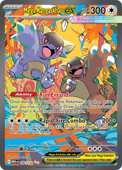 Mega Kangaskhan ex #182 Mega Kangaskhan ex - Mega Evolution - #182 - Pokemon TCG card