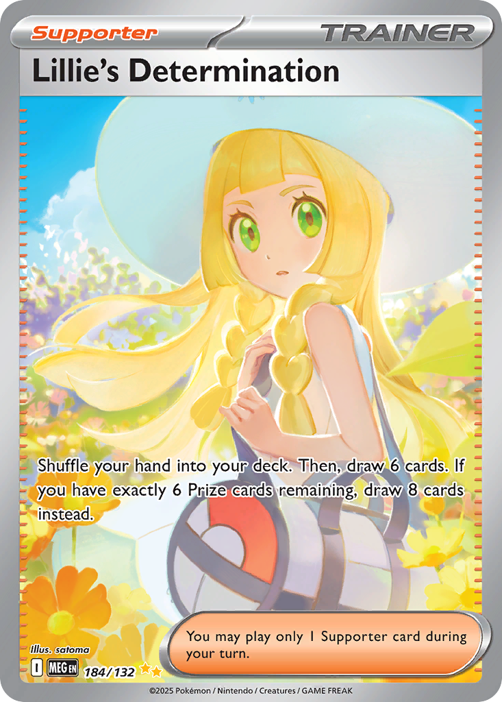 Lillie's Determination - Mega Evolution - #184 - Pokemon TCG card