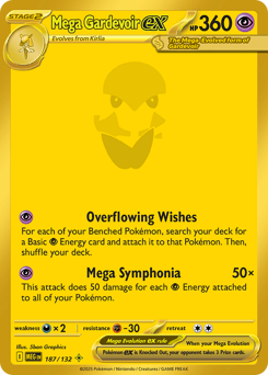 Mega Gardevoir ex - Mega Evolution - #187 - Pokemon TCG card