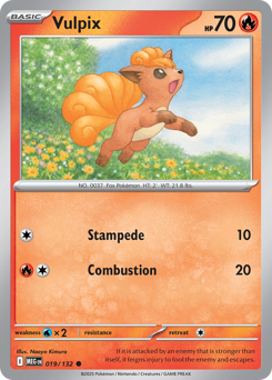 Vulpix - Mega Evolution - #19 - Pokemon TCG card