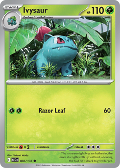Ivysaur #2 Ivysaur - Mega Evolution - #2 - Pokemon TCG card