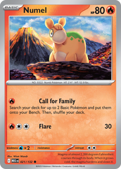 Numel #21 Numel - Mega Evolution - #21 - Pokemon TCG card