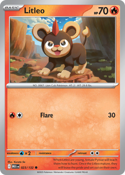 Litleo #23 Litleo - Mega Evolution - #23 - Pokemon TCG card