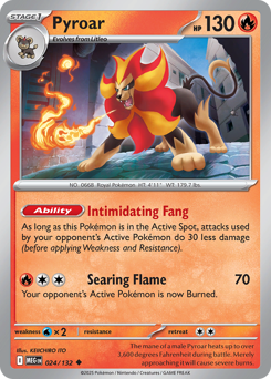 Pyroar #24 Pyroar - Mega Evolution - #24 - Pokemon TCG card