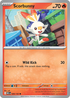 Scorbunny #26 Scorbunny - Mega Evolution - #26 - Pokemon TCG card