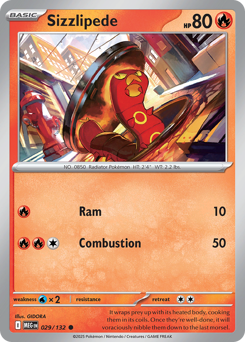 Sizzlipede - Mega Evolution - #29 - Pokemon TCG card