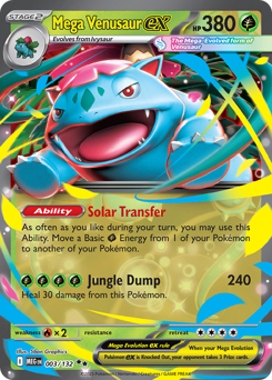 Mega Venusaur ex #3 Mega Venusaur ex - Mega Evolution - #3 - Pokemon TCG card