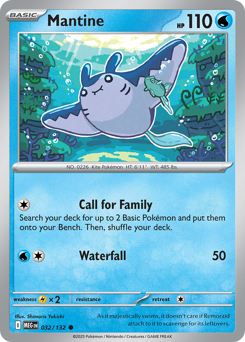 Mantine - Mega Evolution - #32 - Pokemon TCG card