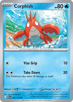 Corphish - Mega Evolution - #33 - Pokemon TCG card