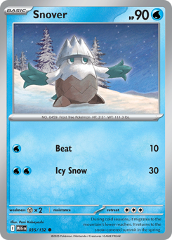 Snover - Mega Evolution - #35 - Pokemon TCG card