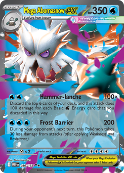 Mega Abomasnow ex #36 Mega Abomasnow ex - Mega Evolution - #36 - Pokemon TCG card