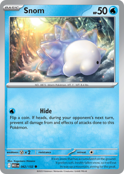 Snom #42 Snom - Mega Evolution - #42 - Pokemon TCG card