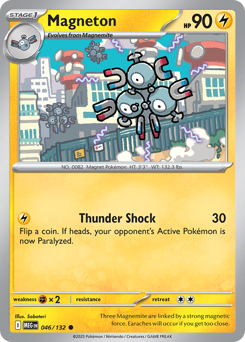 Magneton #46 Magneton - Mega Evolution - #46 - Pokemon TCG card