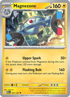 Magnezone #47 Magnezone - Mega Evolution - #47 - Pokemon TCG card