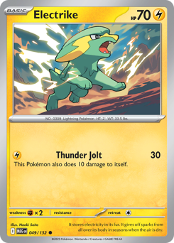 Electrike - Mega Evolution - #49 - Pokemon TCG card