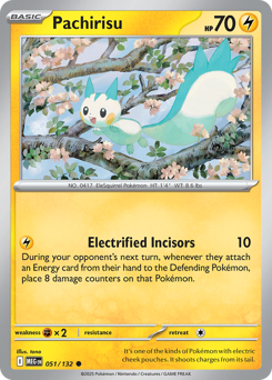 Pachirisu #51 Pachirisu - Mega Evolution - #51 - Pokemon TCG card