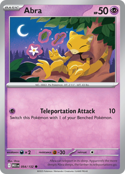 Abra - Mega Evolution - #54 - Pokemon TCG card