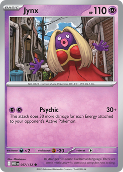 Jynx #57 Jynx - Mega Evolution - #57 - Pokemon TCG card