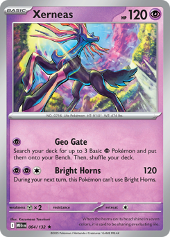 Xerneas - Mega Evolution - #64 - Pokemon TCG card